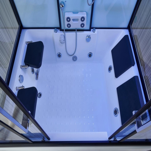 Water Steam Bath Steam Shower Fiberglass Bathroom Massage Steam Shower Roomsteam Room 2956
